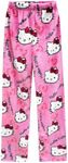 Fiohiof Cute Pajama Pants Women, Flannel Pajamas for Women Girls, Christmas Pajama Pants, Kawaii Family Sleep Pants, Pink-1, Medium