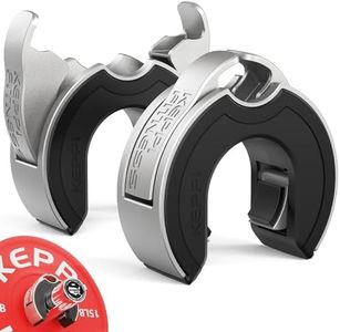 Keppi Fitness Barbell Clamps 2 Inch, Open Collar Magnetic Aluminum for Gym