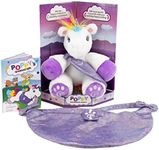 Plushible Unicorn Stuffed Animal for Kids (Poppy's The Greatest Present Set) - Stuffed Unicorn Plush Toy - Stuffed Animals with Book - Unicorn Plushies - Plush Unicorn Stuffed Animal