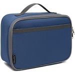 Kids Lunch box Insulated Soft Bag Mini Cooler Back to School Thermal Meal Tote Kit for Girls, Boys,Cyan