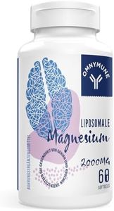 Magnesio Liposomal 2000mg Alta Potencia - Suplemento de Magnesio con Vitamina D3 & K2 No GMO Sin Gluten