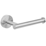 Toilet Paper Holder, Silver Toilet Paper Holder, SUS304 Stainless Steel Toilet Paper Roll Holder, Wall Mounted Toilet Paper Holder Silver,Bathroom Accessory Toilet Roll Holder for Bathroom Kitchen