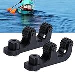 VEXPLO Offset Kayak Paddle Holder, Kayak Track Mount Accessories Paddle Holder for Kayaking with Longer Threads Bolts, Fishing Kayak Rail Accessories, Pack of 2