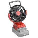 ohyes Cordless Jobsite Fan For Milwaukee M18 Battery Brushless Motor with USB A+C Fast Charging for Camping Workshop and Construction Site(Battery not included)