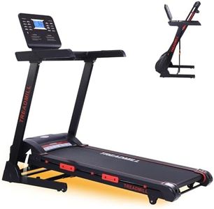 GarveeLife Foldable Home Treadmill with Auto Incline, Heart Rate Monitor, 3.5HP Quiet Motor, 8.7 MPH Speed, Shuttle Controls, 48"x18" Running Surface,Walking Pad for Cardio Workouts in Home or Office