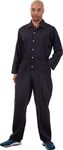 Ann Arbor T-shirt Co. Costume Jumpsuit | Halloween Cosplay Flight Jump Suit Unisex Men Women - Multiple Colors, Black, X-Small