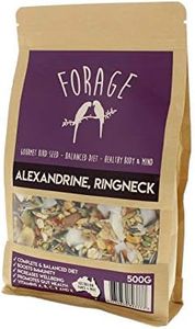 Forage Ringneck & Alexandrine 500g Bird Food Mix Millet Seed Australian Made