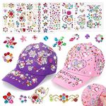 5 6 7 8 Year Old Girls Gifts: Craft Kits for Kids Girls Toys Age 6-7-8-9-10 Birthday Presents Arts and Crafts Toys for Kids Age 5-8 Baseball Cap Gifts for 4-12 Year Old Girl Kid Gem Unicorn Stickers