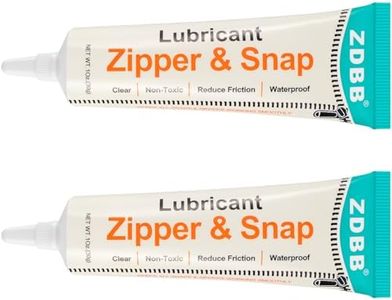 ZDBB Zipper Lubricant for Zipper Snap Silicone Grease with PTFE 1oz,2 Pack