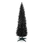 Trans Continental 5ft Black Pencil Slim Christmas Tree (CT07671)