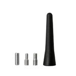 Typicshop - Universal Mini Car Antenna 6.5 cm – Short Radio AM/FM Antenna (4, 5 and 6 mm Thread) Black