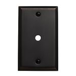 Baldwin 4764.112.CD Classic Square Beveled Edge Cable Cover, Venetian Bronze