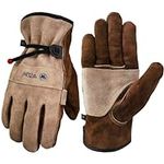 WZQH Leather Work Gloves for Men or