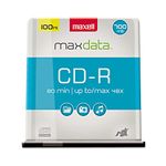 Maxell 100-Pack 700 MB 80 Min CDR 648200