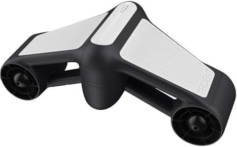 G GENEINNO S1 Underwater Sea Scooter Dual Motors 2-Speed Battery Changeable Water Sports Swimming Pool Diving Snorkeling with Camera Mount, Dive Up to164 ft, 4 mph, 45 mins Running time, Silver