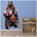 azutura Red Honda Fireblade Wall Sticker Motorbike Sports Wall Decal Boys Garage Decor available in 8 Sizes XX-Large Digital