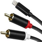 WORLDBOYU Lightning to RCA Cable Au