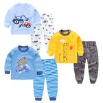 XM-Amigo Kids Base Layer 3 Thermal Set - Top & Bottoms,Baby Boys Thermal Underwear Heating Long Underwear and Long Johns,Long Underwear Pants Thermal Pajamas, Boys01, 2 Years(80-95cm)