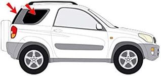 SOLARPLEXIUS Pre-Cut Flexible Car Window Shades for Baby - UV and Heat Blocking for TOYOTA RAV4 2000-2005 -Complete set- No Tools Quick-Fit Car Sun Shades