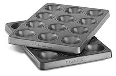 KitchenAid KBNSS12MM 12 Cavity Mini Muffin Pan (Set of 2)