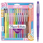 Paper Mate Flair Felt Tip Pens | Medium Point (0.7 mm) Marker Pens | Assorted Candy Pop Colouring Pens | For Kids & Adult Colouring, Journalling & More | 24 Count