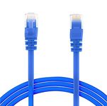 Technotech Cat6 Ethernet Lan Patch Cable 1 Meter | High Speed 10 Gbps | Bandwidth 550Mhz | Gold-Plated RJ45 - Blue