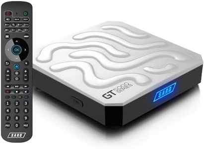 BuzzTV SARO GT-5000 4K Ultra HD with Latest Android 11 Dual-Band 2GB RAM DDR / 16GB Storage with Expandable Storage (White)