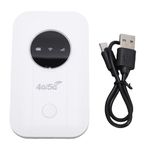 XUMIUZIY 4G WiFi Mobile Hotspot, Portable WiFi Router with SIM Card Slot for Travel Business Camping RV, Supports 10 Devices 300Mbps LTE CAT4