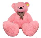 ToYBULK Teddy Bear, Teddy Bear 6 Feet for Girls, Soft Toys for Girls, Big Teddy Bear, Toys for Girls, Birthday Gift for Girls/Wife/Girlfriend/Husband, (6 Feet, Pink)