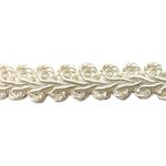 BEL AVENIR Braid Trim 1/2 inch 13.6 Yards French Gimp Basic Sewing Polyester DIY Crafts Costume Home Decorative (Ivory)