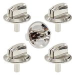 5304525746 Long Stem Stove Knobs Replacements, Compatible with Frigidaire Gas Stove Range Oven Knobs