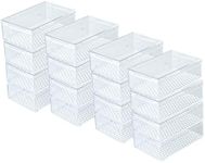 16PCS Honeycomb Cassettes,Clear Plastic Cassettes Suitable Boxes for Honeycomb