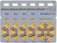 Power One size 10 No Mercury Hearing Aid Batteries (30 Batteries)