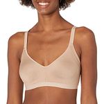 Warner's Women's Blissful Benefits Underarm-Smoothing with Seamless Stretch Wireless Lightly Lined Comfort Bra Rm3911w T-Shirt, Opaque, Toasted Almond, L