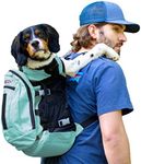 K9 Sport Sack | Dog Carrier Backpack for Small and Medium Pets | Front Facing Adjustable Dog Backpack Carrier | Fully Ventilated | Veterinarian Approved (Medium, Air Plus - Summer Mint)