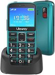 uleway Big Button Mobile Phone for Elderly Easy to Use Basic Cell Phone Dual Sim Free Unlocked Senior Mobile Phone with SOS Emergency Button Charging Dock Hearing Aid Compatible (HAC)