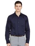 Arrow Men's Slim Fit Shirt (ARAFSH0958_Navy