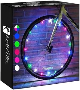 Activ Life Bike Wheel Lights (2 Tire, Multicolor) Top Easter Basket Stuffers for Kids Girls Boys Teen Gifts; Best Spring Break Essentials & Beach Vacation Must Haves; Cool Family Fun Bday Presents