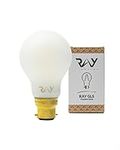 Ray GLS/A60 B22 in Frosted White. Full Spectrum Colour LED Light Bulb, Flicker Free and Fully Dimmable, Circadian Friendly, Eye-Kind Sleep Better Technology. Residential and Commercial Lighting.