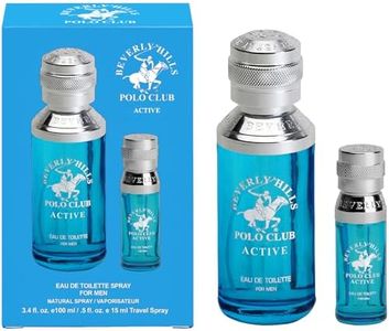 Beverly Hills Polo Club Cologne for Men Bonus Pack Designer Eau De Toilettes 3.4oz + 0.5oz 2 count (Active)