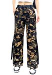 Nuofengkudu Women Camo Straight Leg Cargo Joggers 4 Pockets Combat Work Trousers Loose Fit Pants Elasticated Waist Belt Loop Pull on Sweatpants Teen Girls Outdoor Camping Casual Camouflage Bottoms L