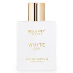 Bellavita Luxury White Oud Eau de Parfum | 100 ml (3.4 fl.oz.) | Perfume for Men and Women | Fruity, Artemisia Lemon, Freesia, and Tobacco Notes | Long Lasting Unisex Fragrance