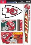 Kansas City Chiefs 11'X17' Ultra Decal Sheet