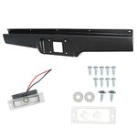 Rear Steel Bumper Roll Pan Replacement for Chevy S10 GMC S15 Sonoma Pickup 1982-1993