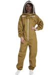 Natural Apiary - Apiarist Beekeeping Suit with 1 x Non-Flammable Fencing Veil Mesh - Total Protection for Backyard & Beginner Bee Keepers