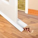 Draft Door Stopper 36 Inches, Draft Guard for Interior Door, Heavy Duty Door Sweep, Sound Proof Reduce Noise Keeping Warm in and Cold Out, Thicker Door Draft