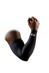 McDavid MD6566-01 Nylon Compression Arm Sleeves, Adult Small (Black)