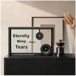 Sousia Transparent Floating Bluetooth Speaker - with Lyrics Display HD Powerful Sound and Wide Compatibility,Support WiFi/AUX/White Noise/Clock, 2.0 Audio Channel for Party/Home, Festival Gift