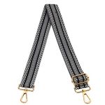 ZANQANO Purse Strap Replacement Crossbody Bag Women Wide Adjustable Jacquard Woven Handbag Straps (Diagonal)