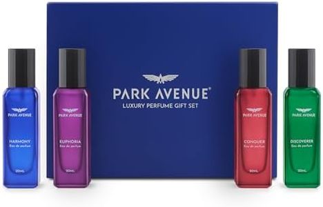 Park Avenue Luxury Perfume Gift Set for Men, 4x20 ml | Euphoria, Conquer, Harmony & Discoverer Perfume | Eau De Parfum | Premium Luxury Perfume for Corporate Man | Perfume for men Long Lasting Smell
